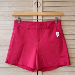 Old Navy Bold Fuchsia Pink High-Rise Pixie Shorts. Size 6. NWT